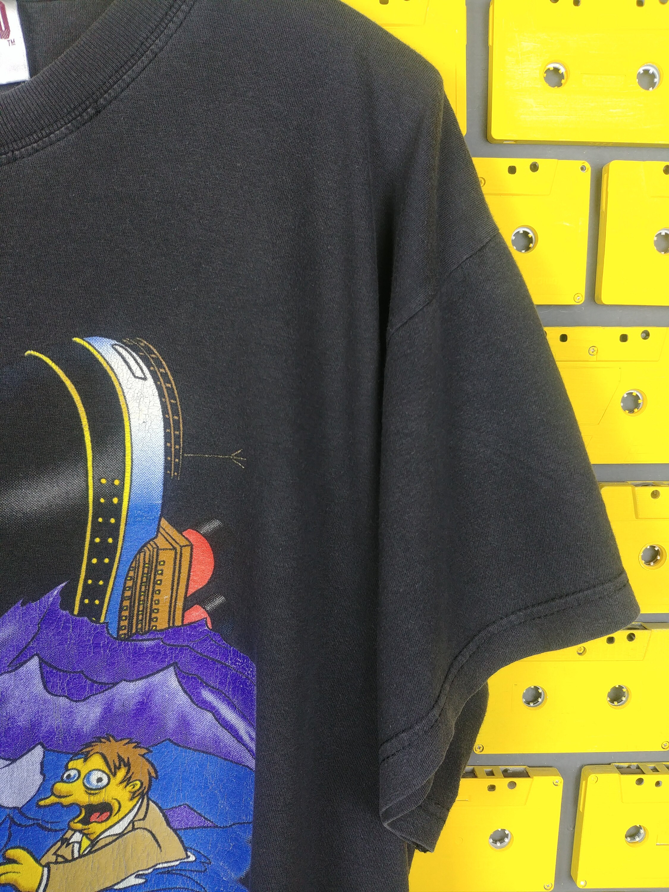 Vintage 1998 the Simpsons Titanic T-shirt Homer Simpson Animated 