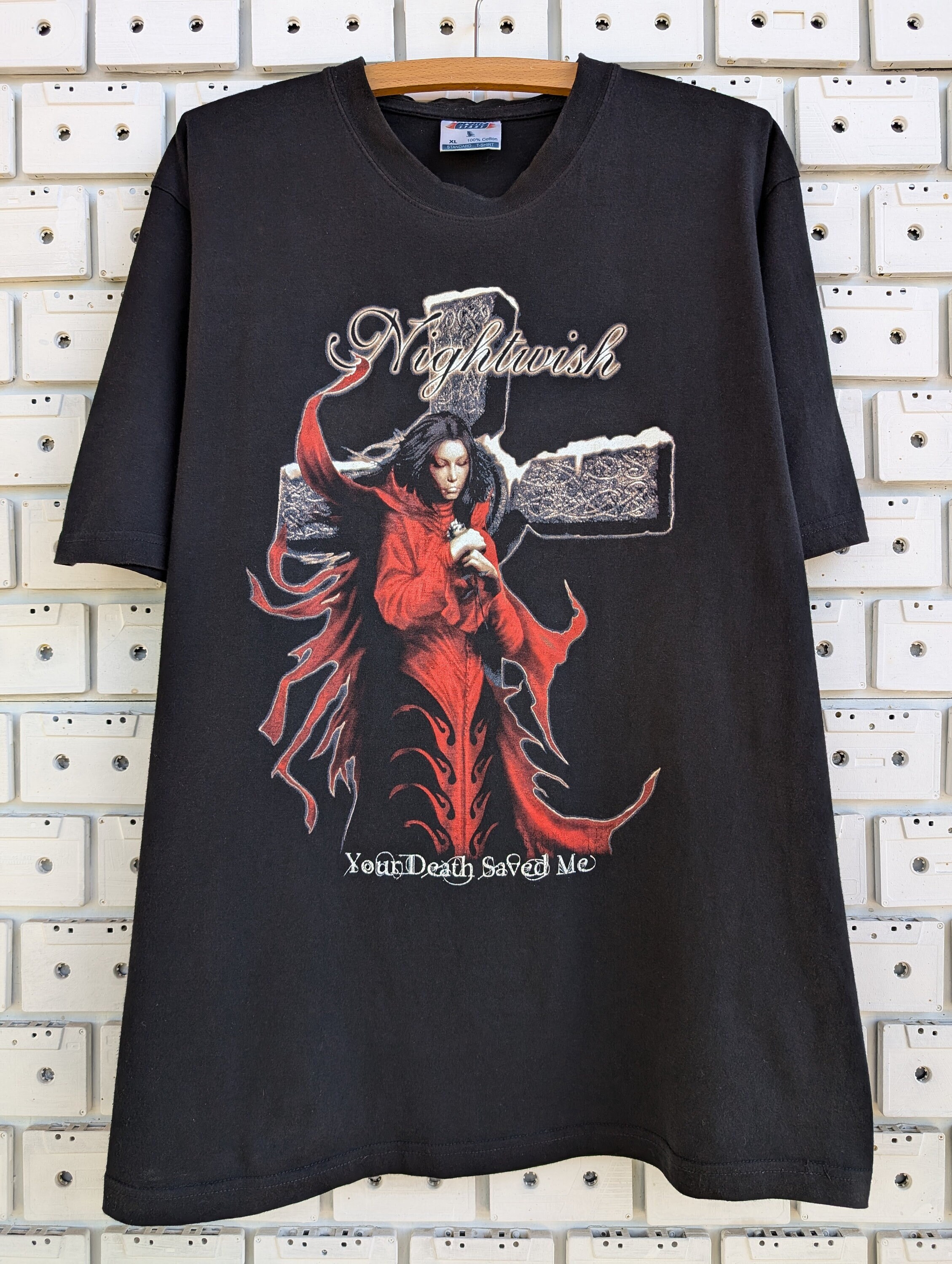 Vintage 00s Nightwish T-shirt Your Death Saved Me Finnish 