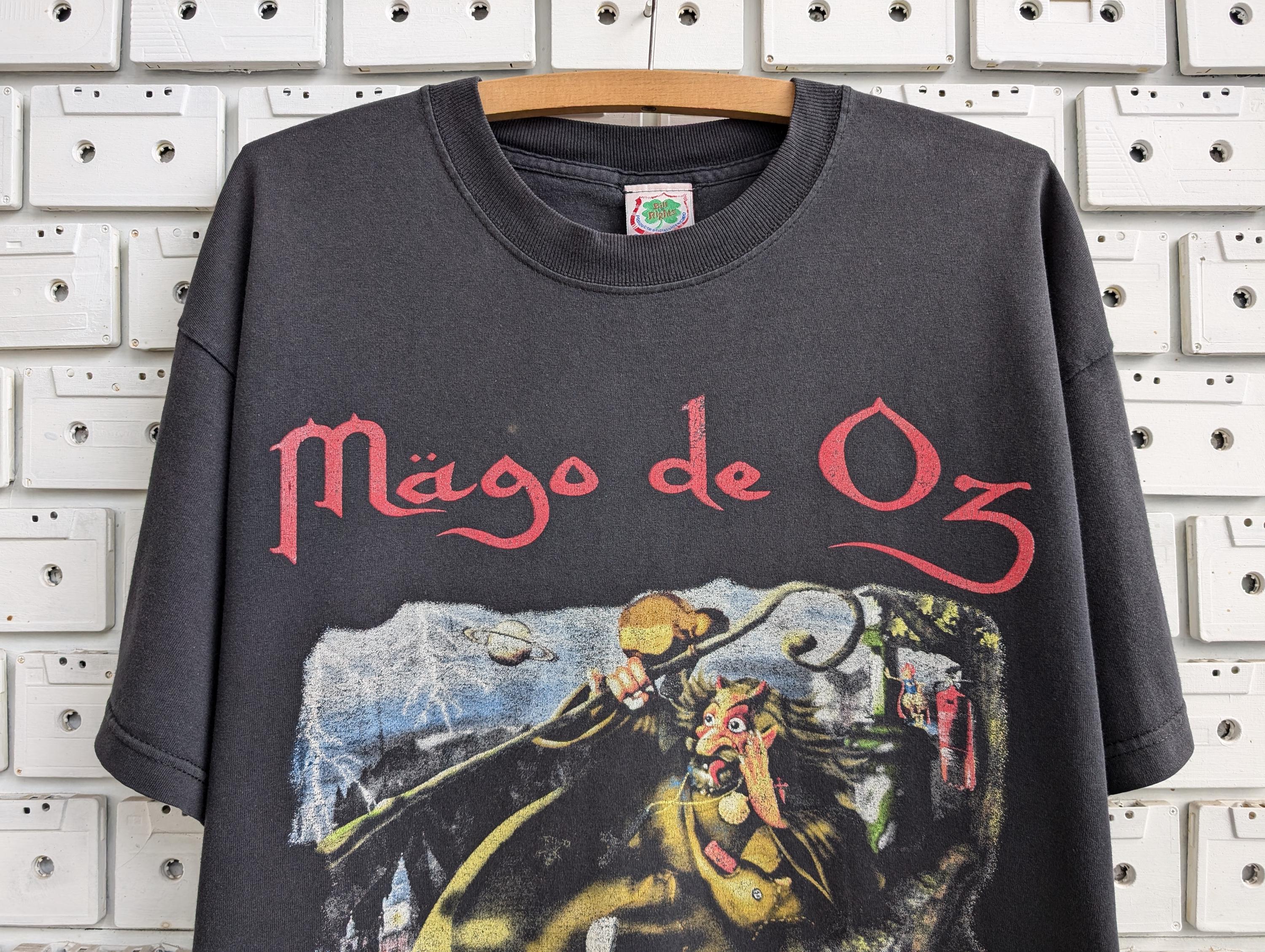 Vintage 2000 Mago De Oz T-shirt Finisterra Album Spanish Folk 