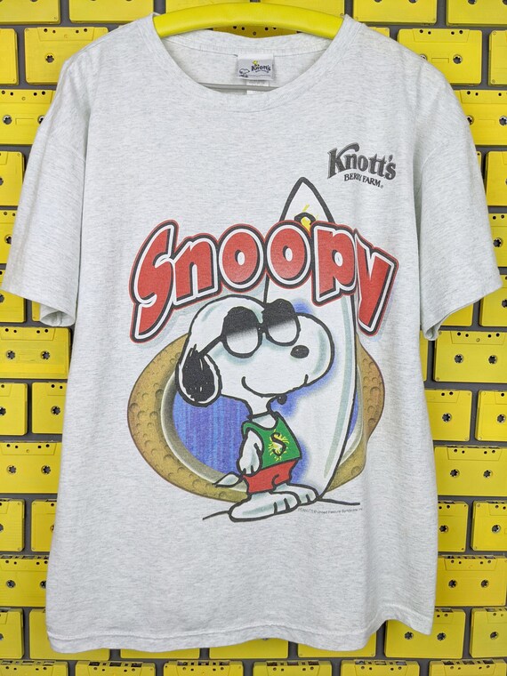 Vintage 90s Snoopy Knotts Berry Farm T-shirt Joe Cool Peanuts - Etsy