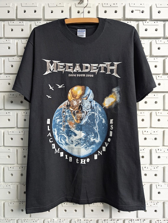 Vintage 00s Megadeth Tour T-shirt Blackmail the Universe Thrash
