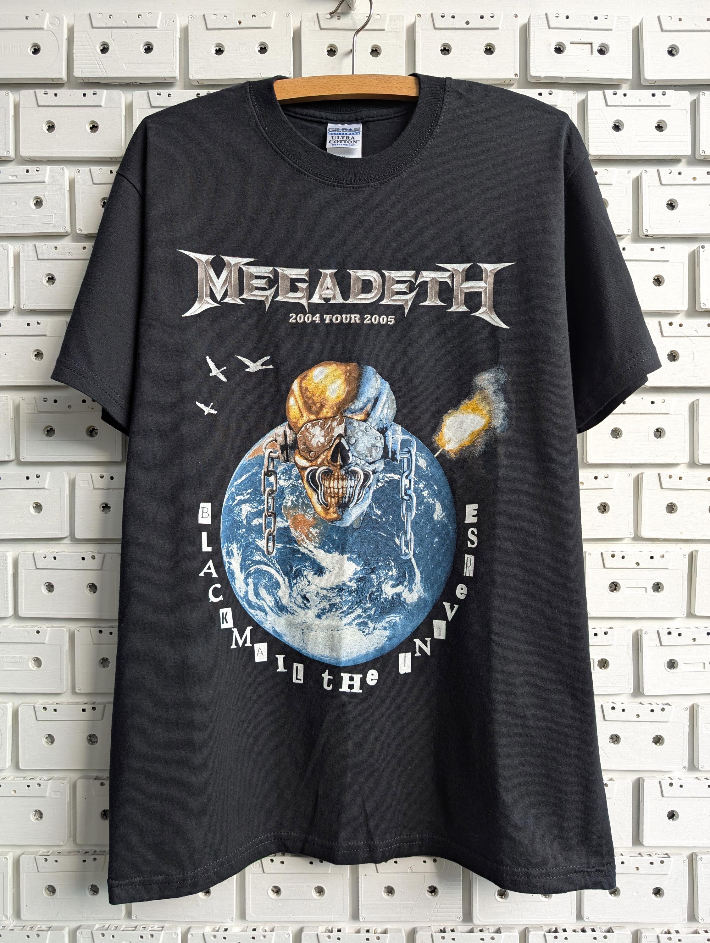 Vintage 00s Megadeth Tour T-shirt Blackmail the Universe Thrash