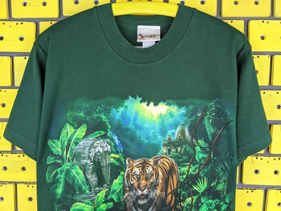 Vintage 90s Disney Animal Kingdom T-Shirt Jungle … - image 9