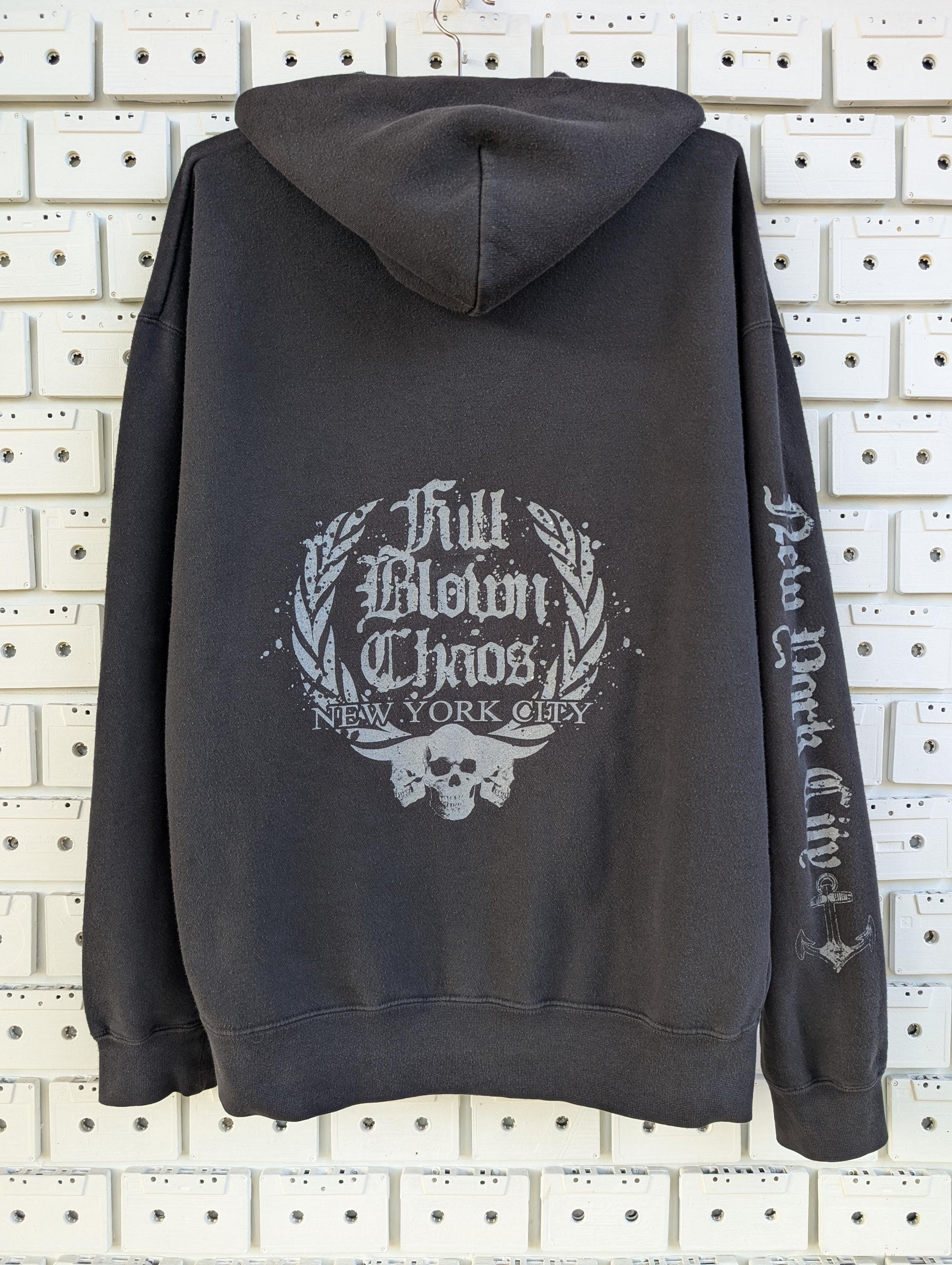 Vintage 00s Full Blown Chaos Zip Hoodie Metalcore Band Merch Size