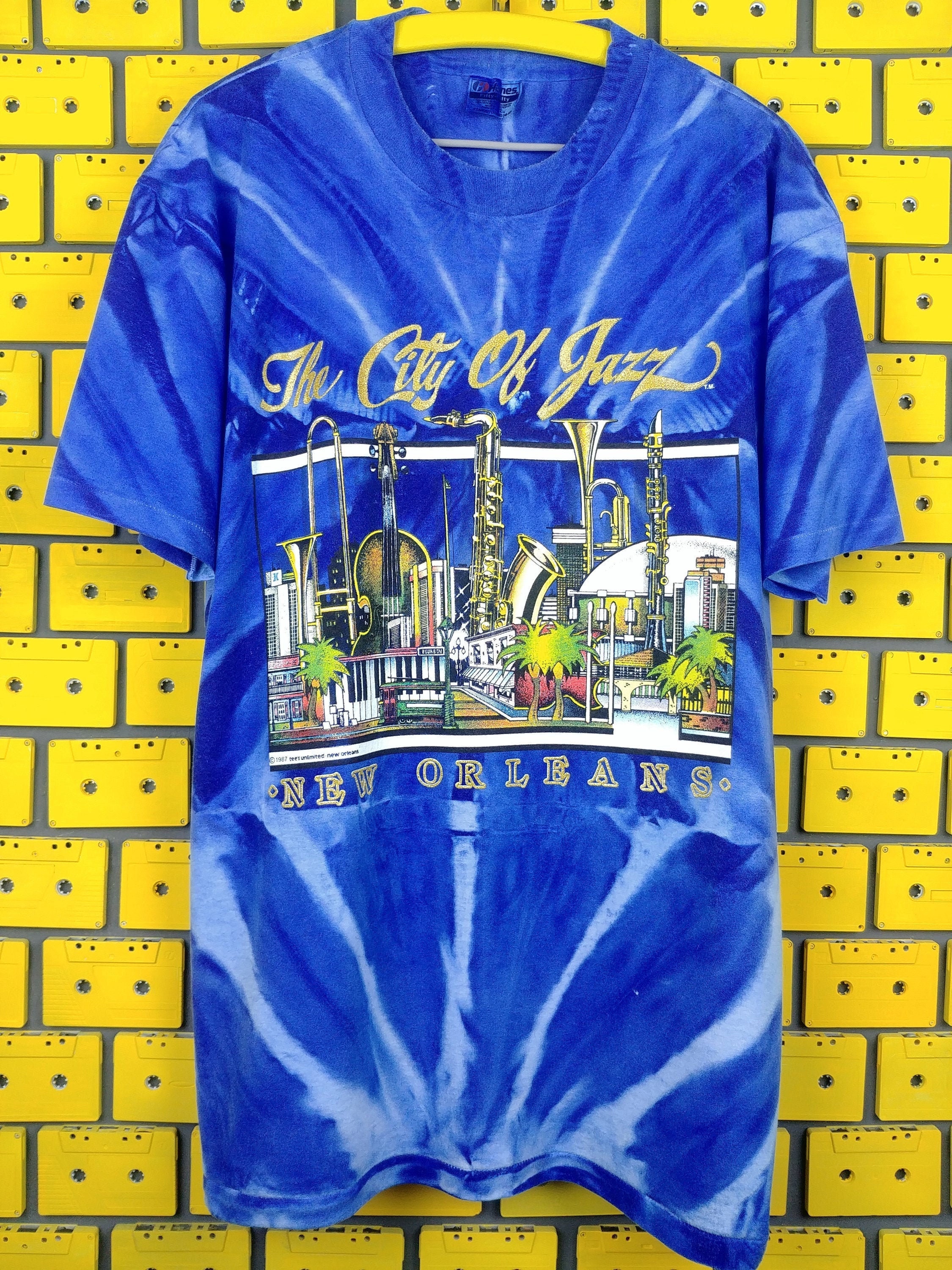 Vintage 1987 the City of Jazz T-shirt 