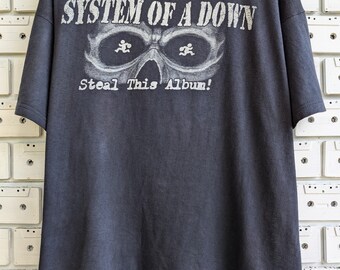 Vintage SOAD System Of A Down Shirt Tee Jersey Band Rare