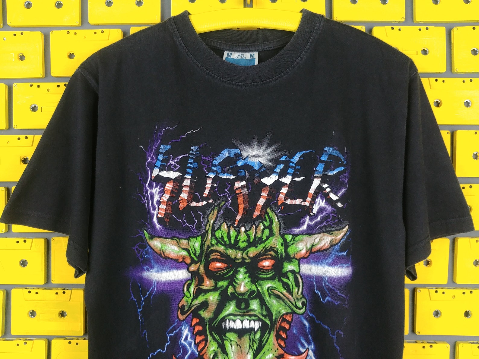Vintage 90s Slayer Band Shirt Size M Diabolus in Musica Thrash | Etsy