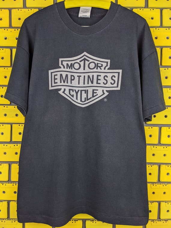 Vintage 90s Manic Street Preachers T-shirt Motorcycle Emptiness