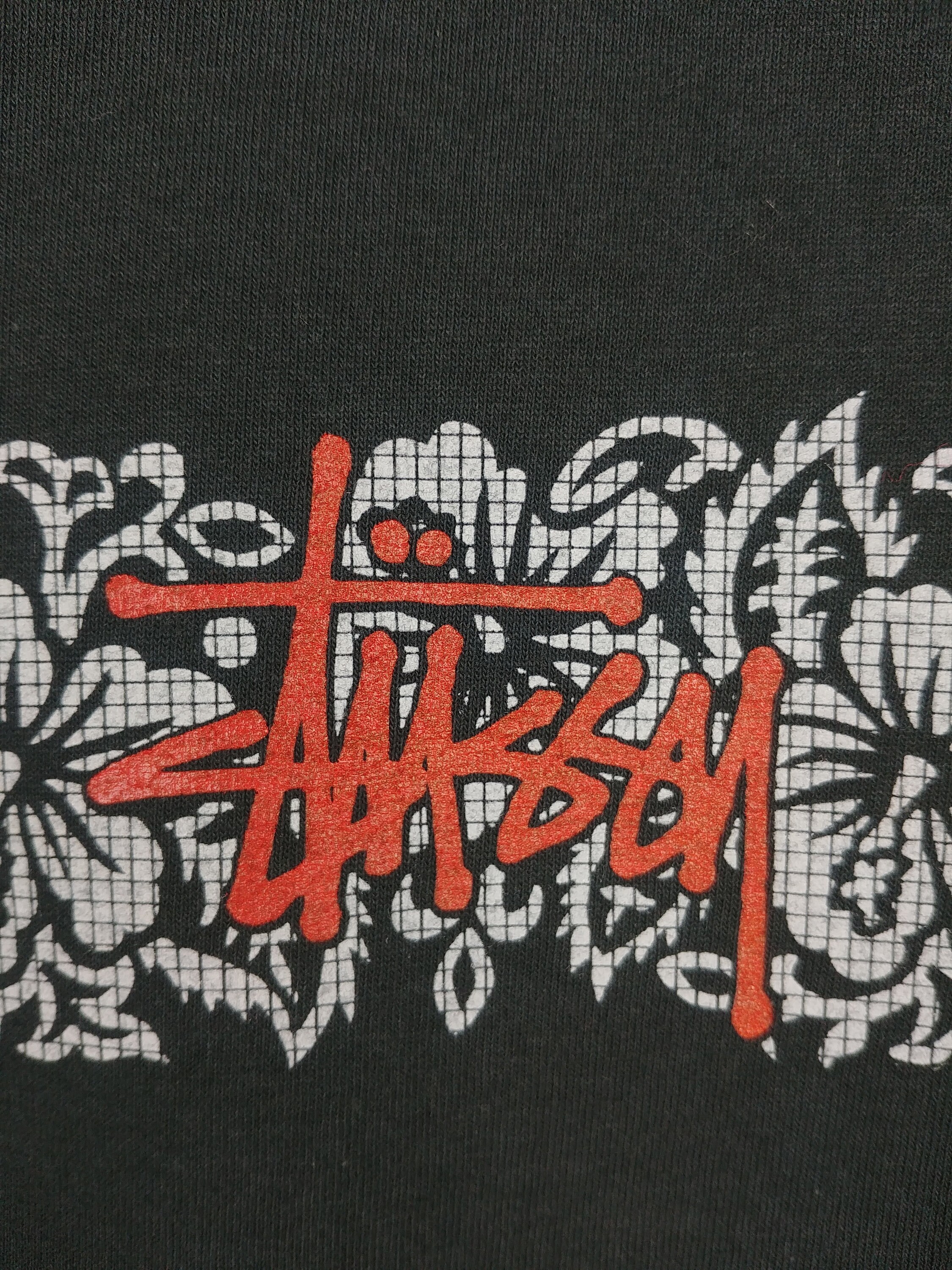 Vintage 90s Stussy Tshirt Flower Stripe Unworn Single Stitch Etsy UK