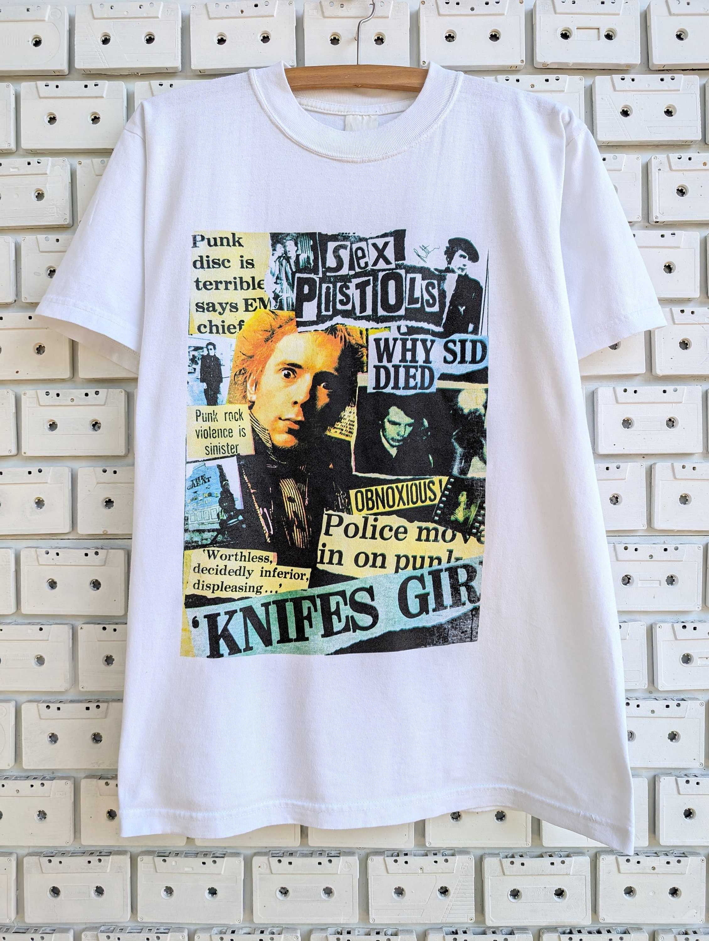 90s Sex Pistols Sid Vicious Vintage Punk Band Unisex Tshirt