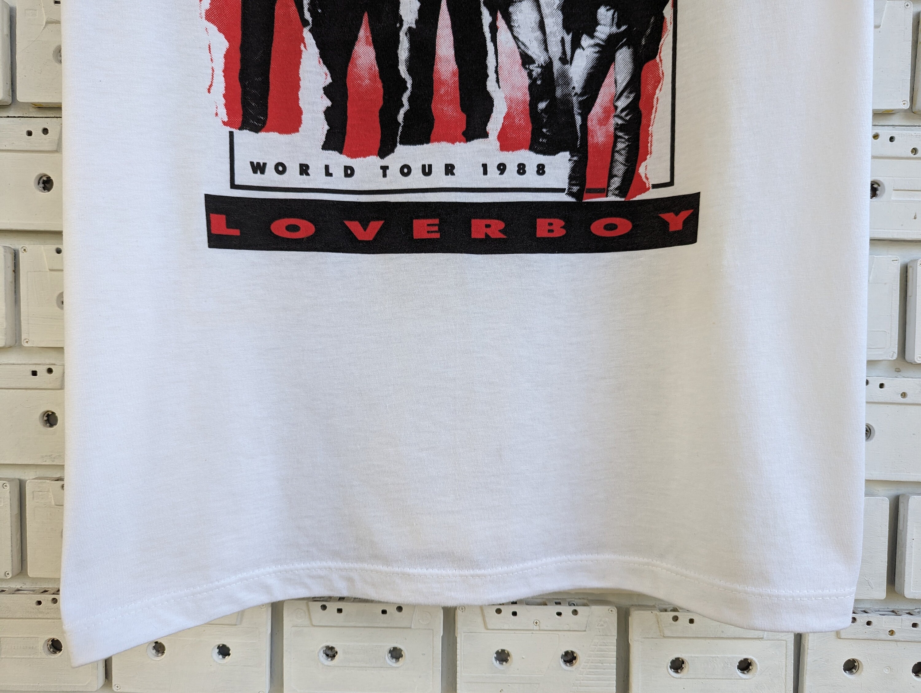 Vintage 1988 Loverboy T-shirt Wildside World Tour Canadian Hard