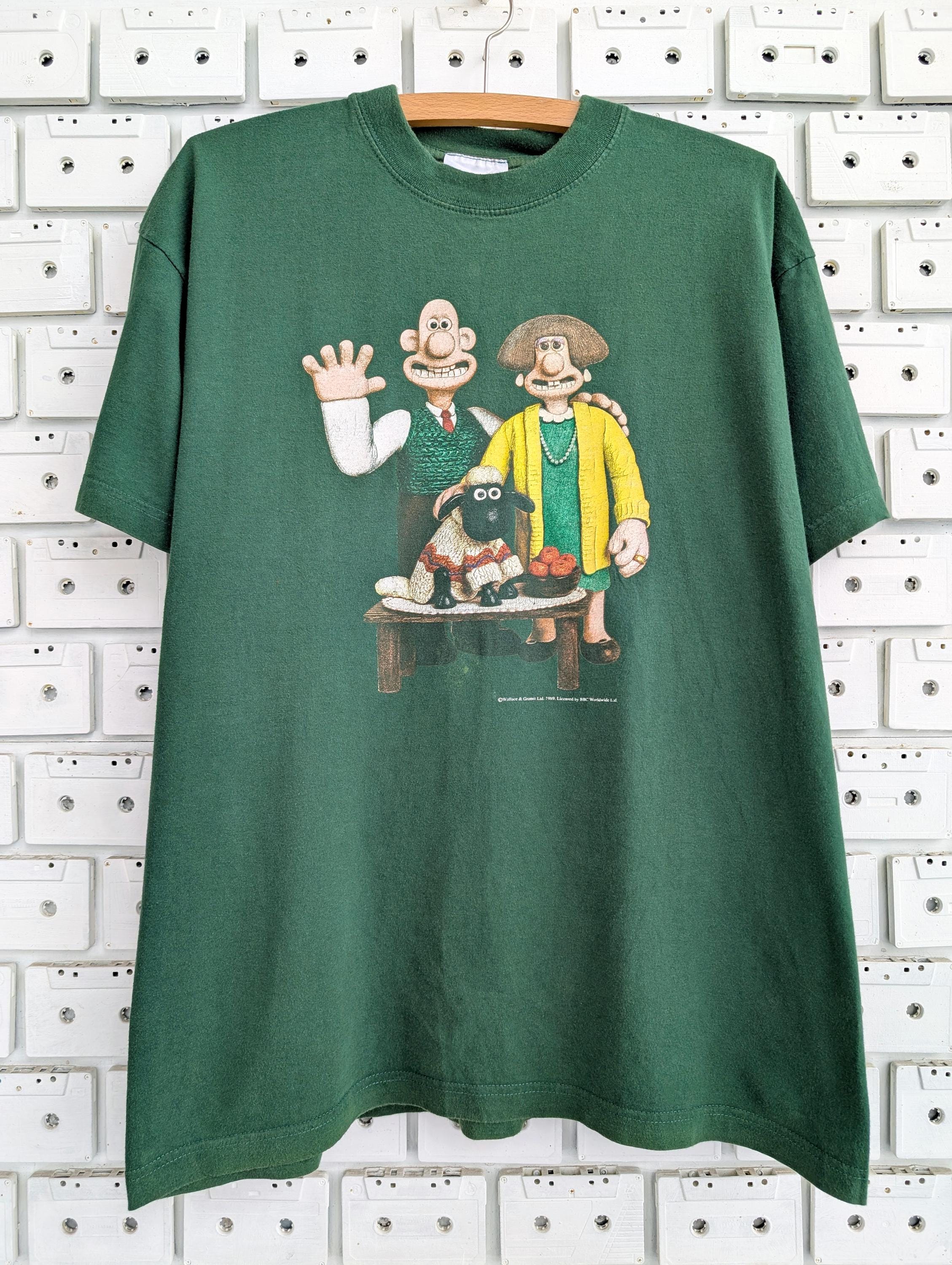 ぺ*ぺ様 vintage Wallace and Gromit T Shirt Vintage Wallace & Gromit Cartoon t shirt,.., best design