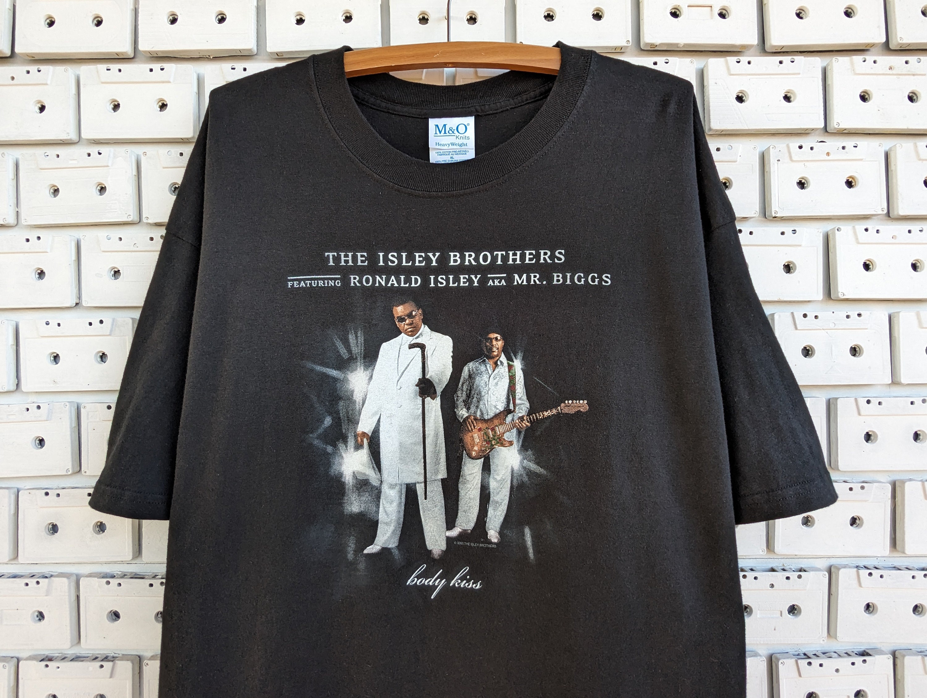 Vintage 2003 the Isley Brothers T-shirt Body Kiss Album Promo R&B