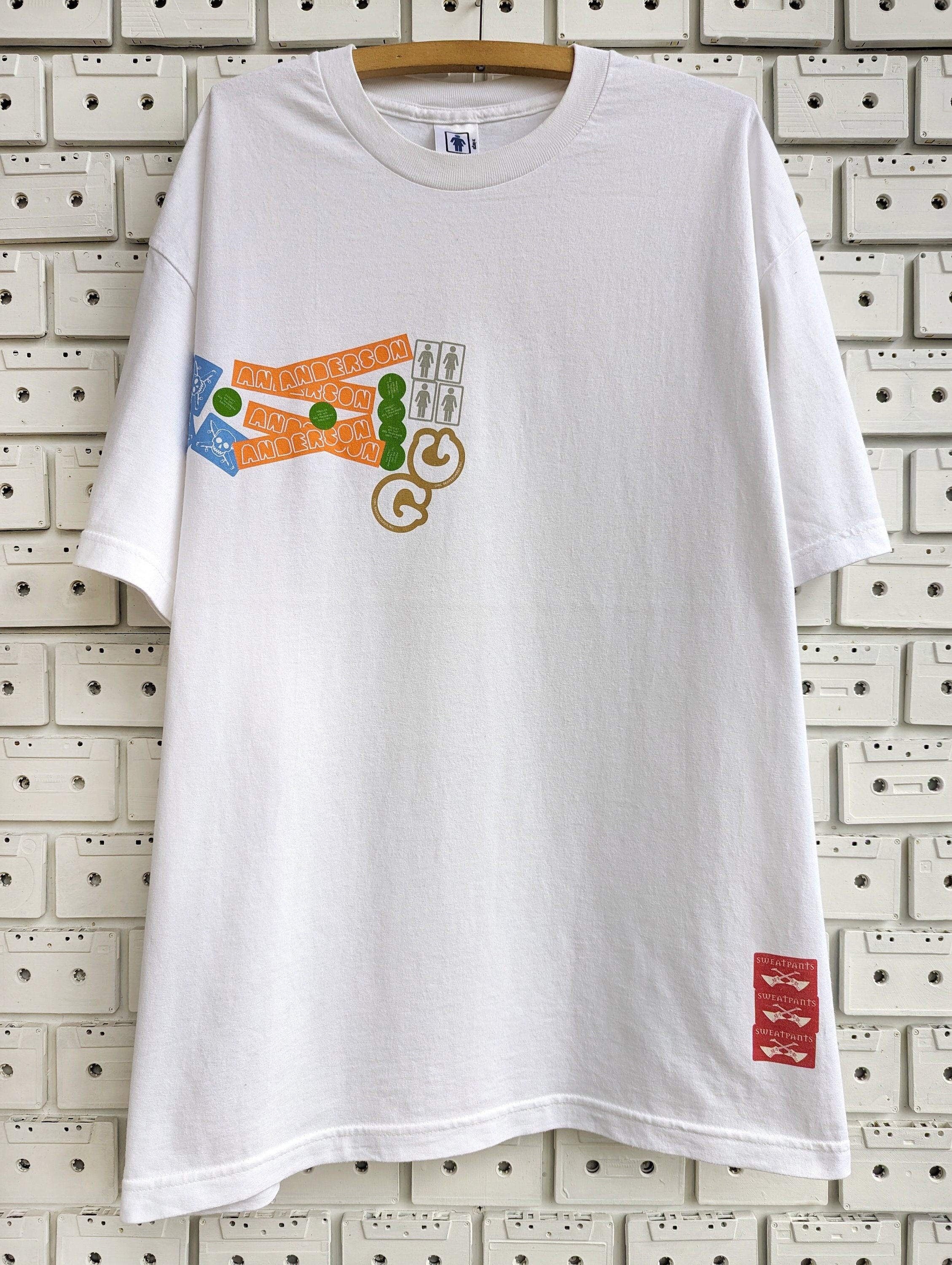 Vintage 90s Girl Skateboards T-shirt Brian Anderson Skateboarding