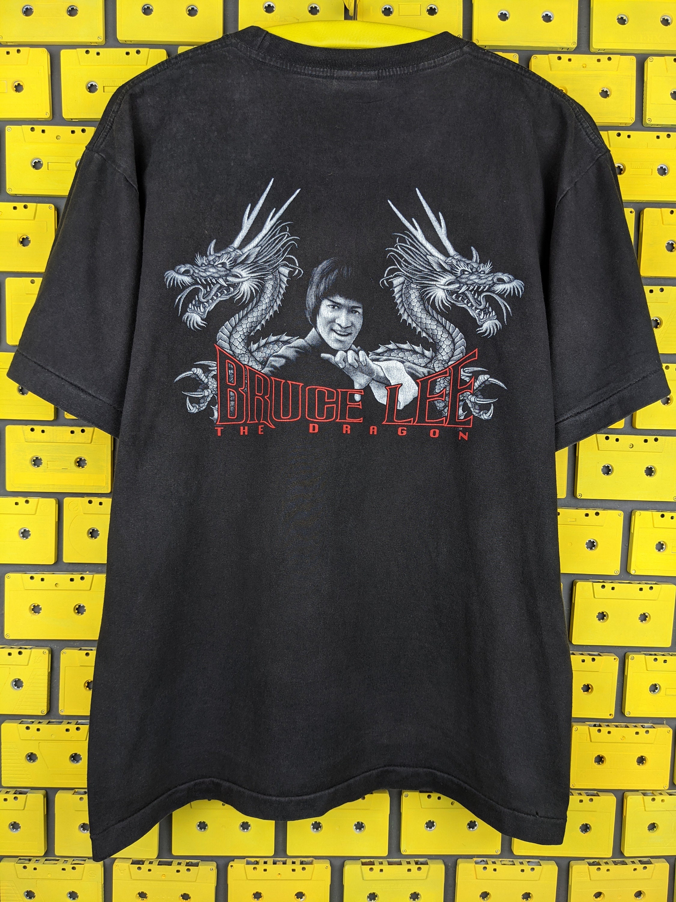 ヴィンテージ 00年代初期 ブルース・リー ザ・ドラゴン Tシャツ 香港 
