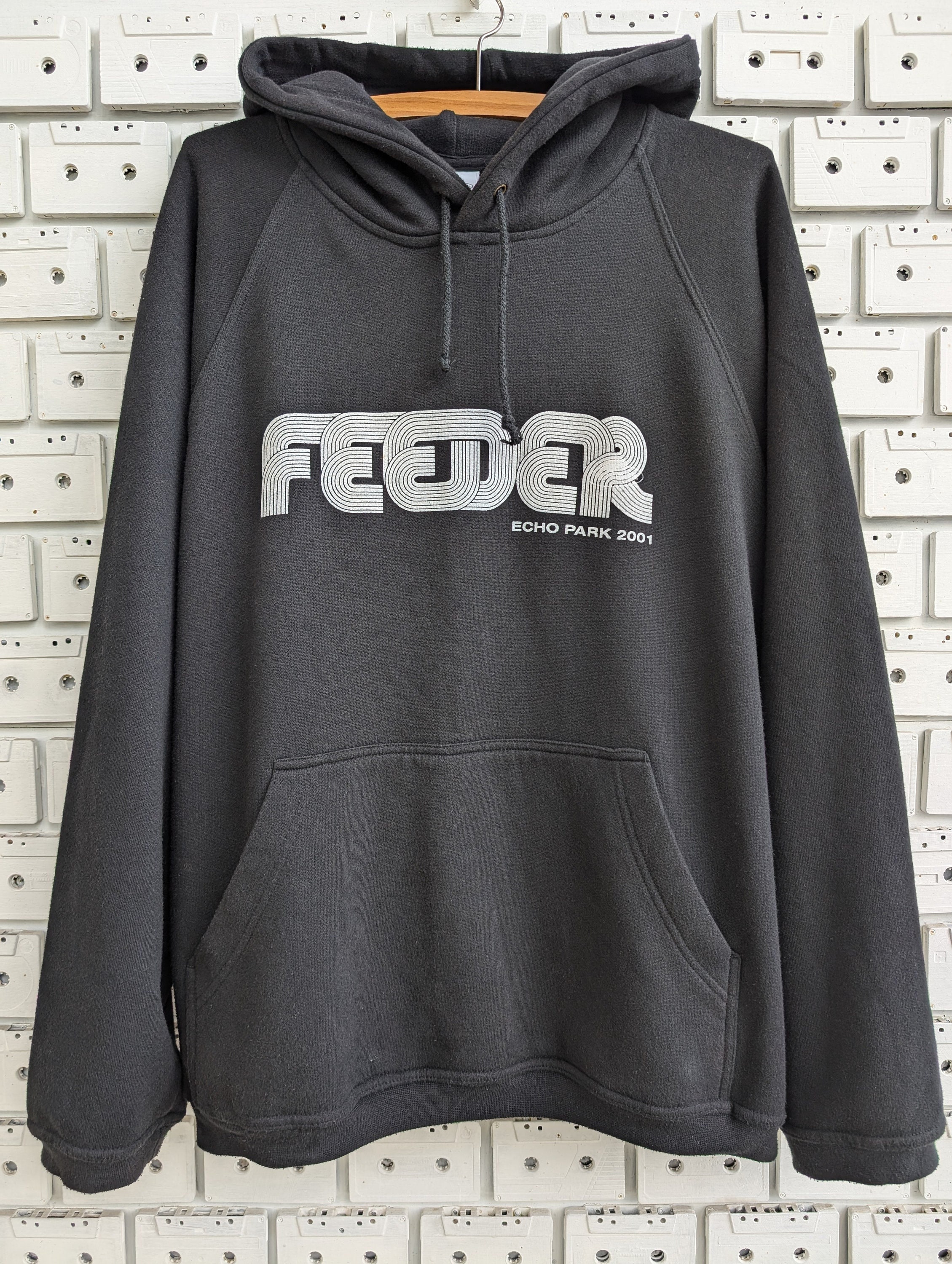 Vintage 2001 Feeder Hoodie Echo Park Album Promo Tour Britpop 