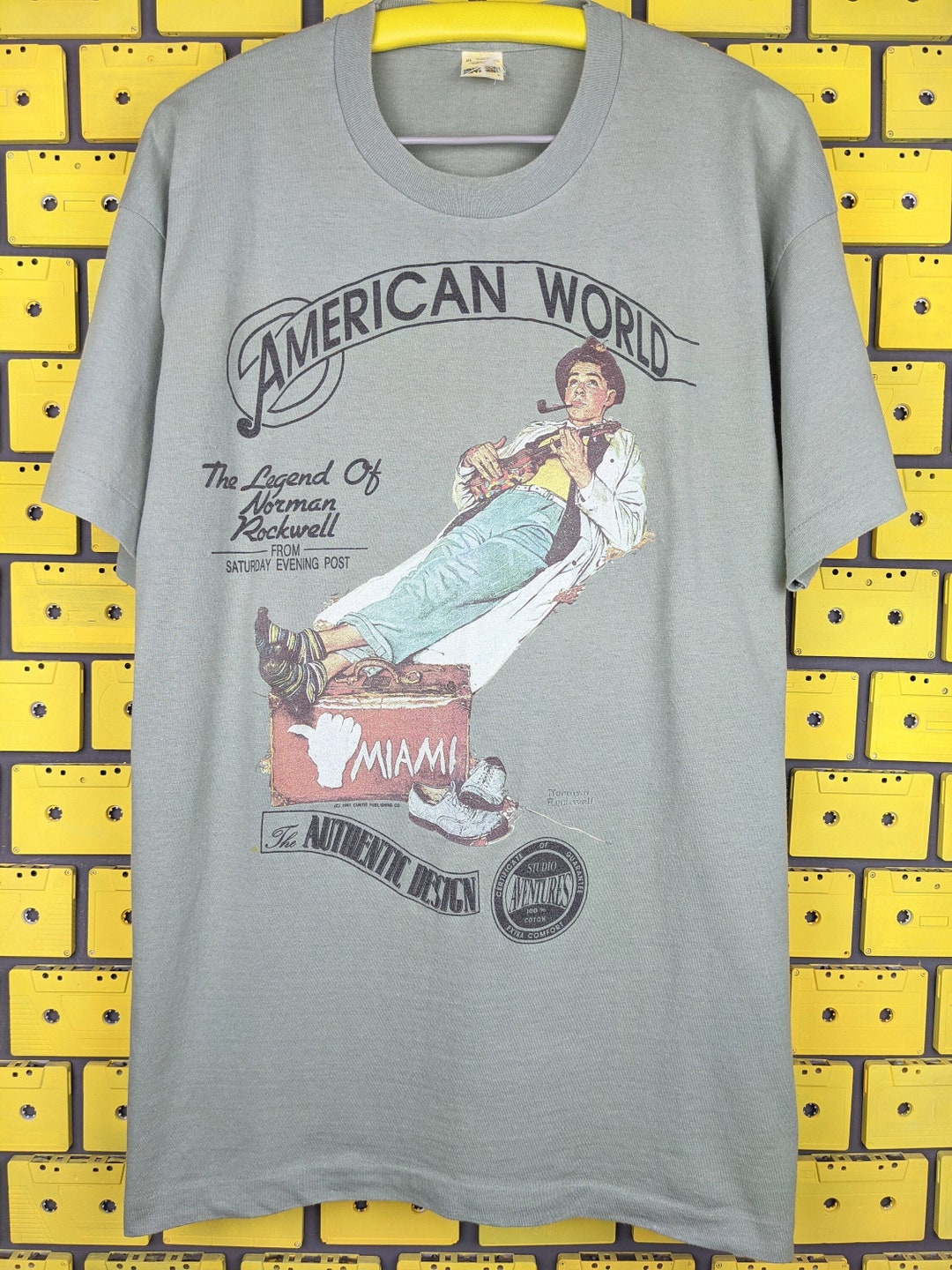 Vintage 1991 Norman Rockwell T-shirt the Saturday Evening Post