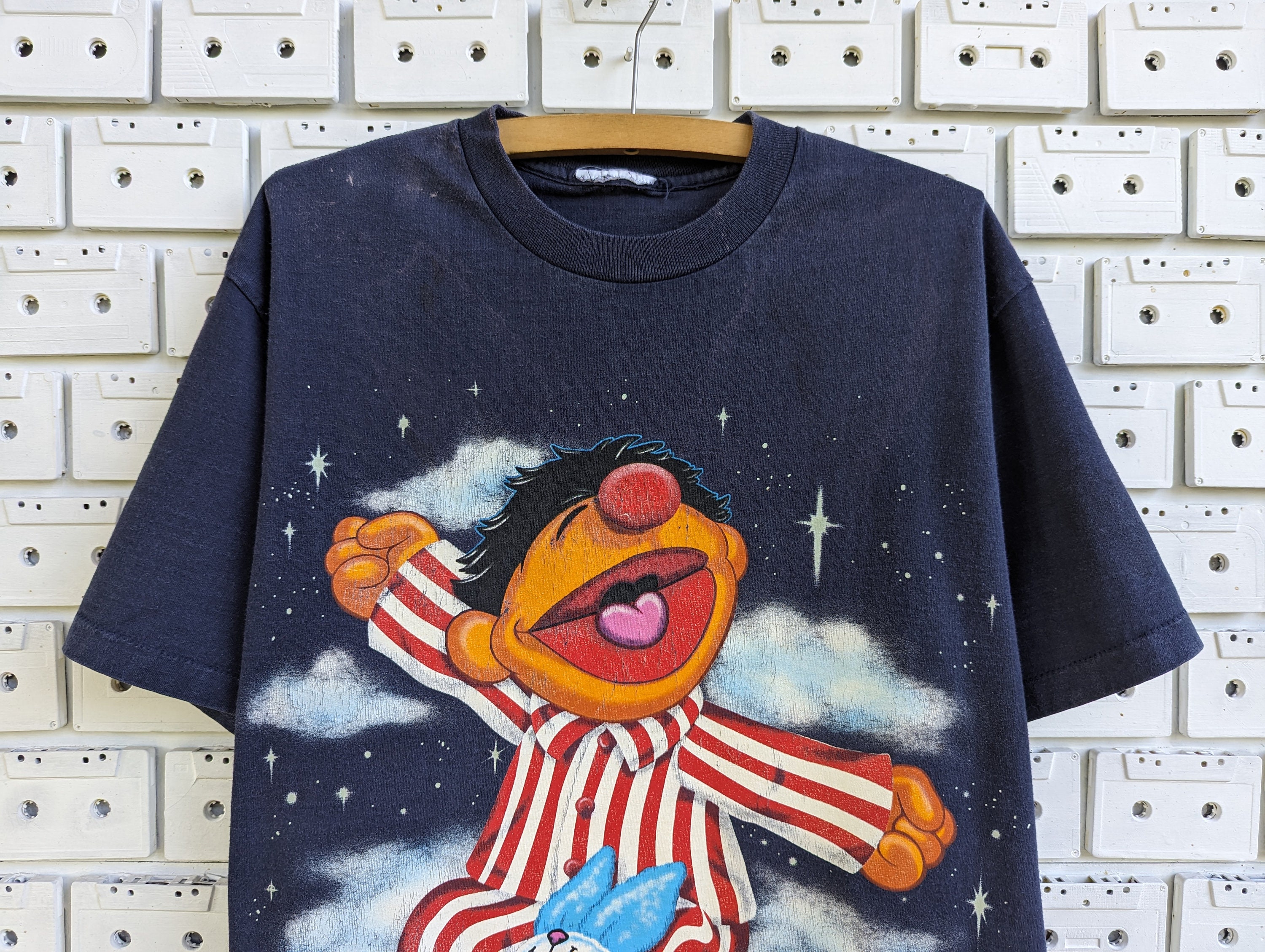 ヴィンテージ 90 年代 セサミストリート アーニー T シャツ ジム 
