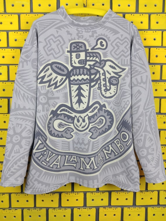 Vintage 90s Mambo Loud Sweatshirt Size L Reg Momba