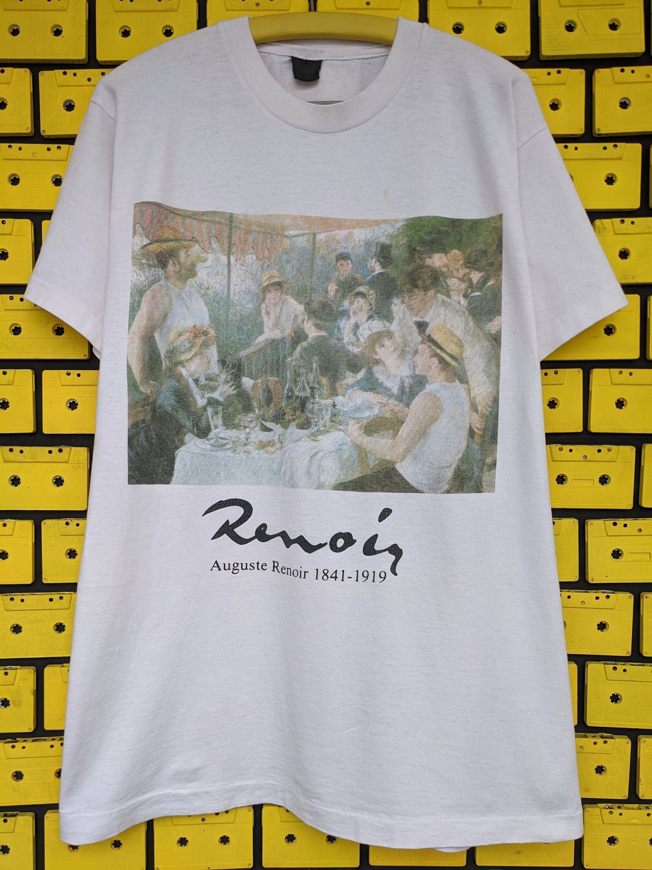 Vintage 90s Renoir Art T Shirt XL USA 【公式通販】