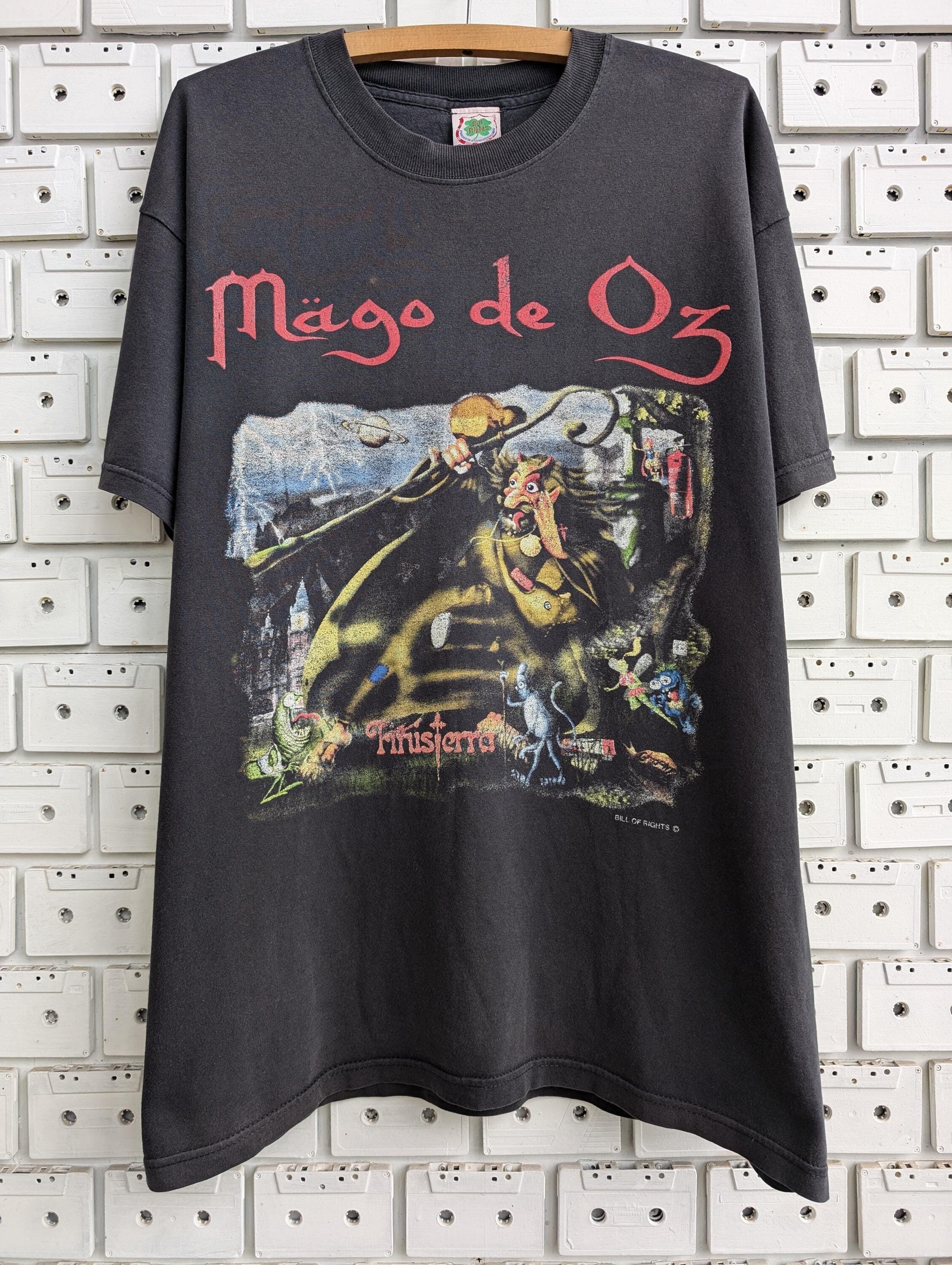 Vintage 2000 Mago De Oz T-shirt Finisterra Album Spanish Folk 