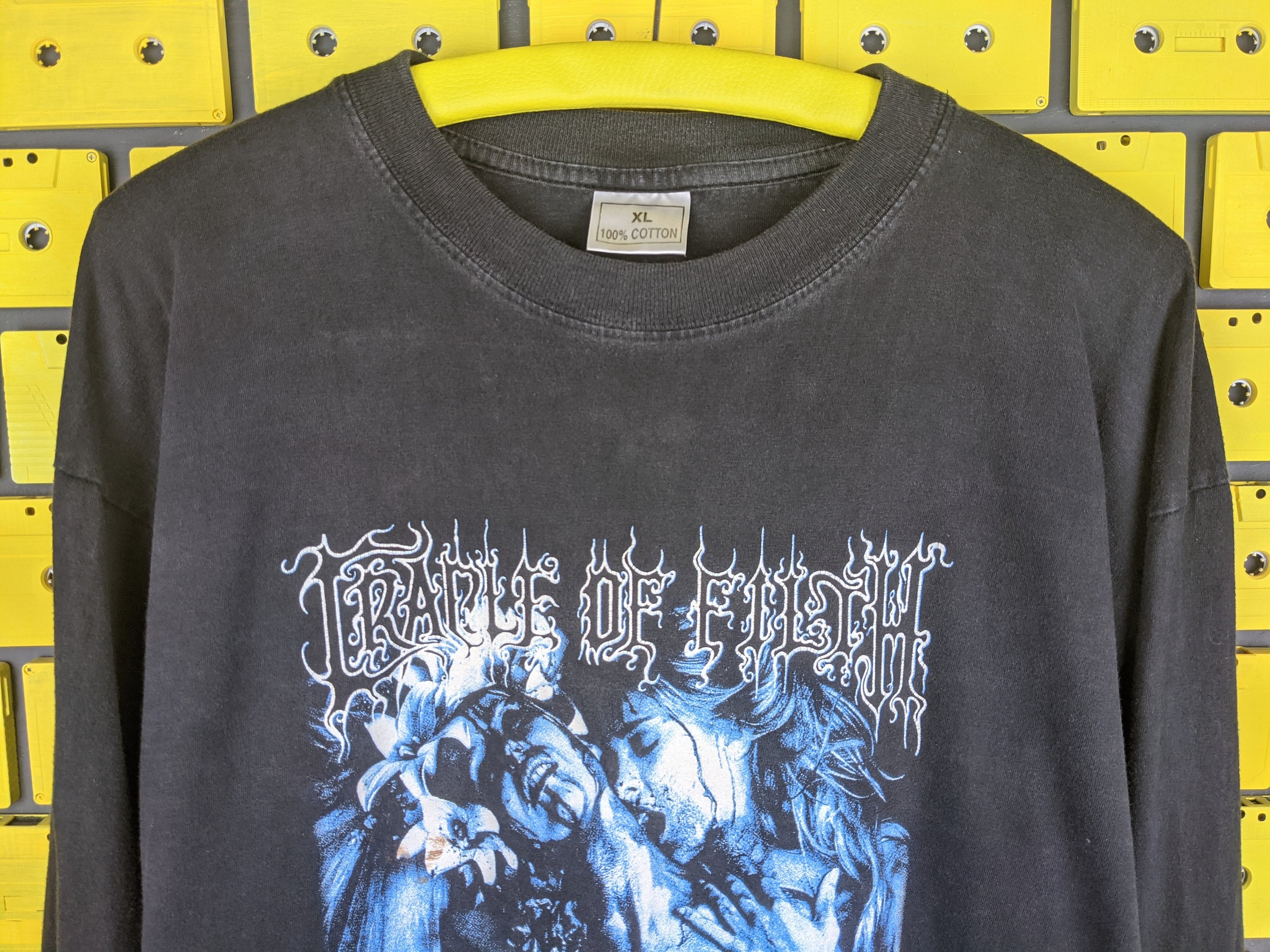 Vintage 90s 00s Cradle of Filth Shirt the Principle of Evil Made 