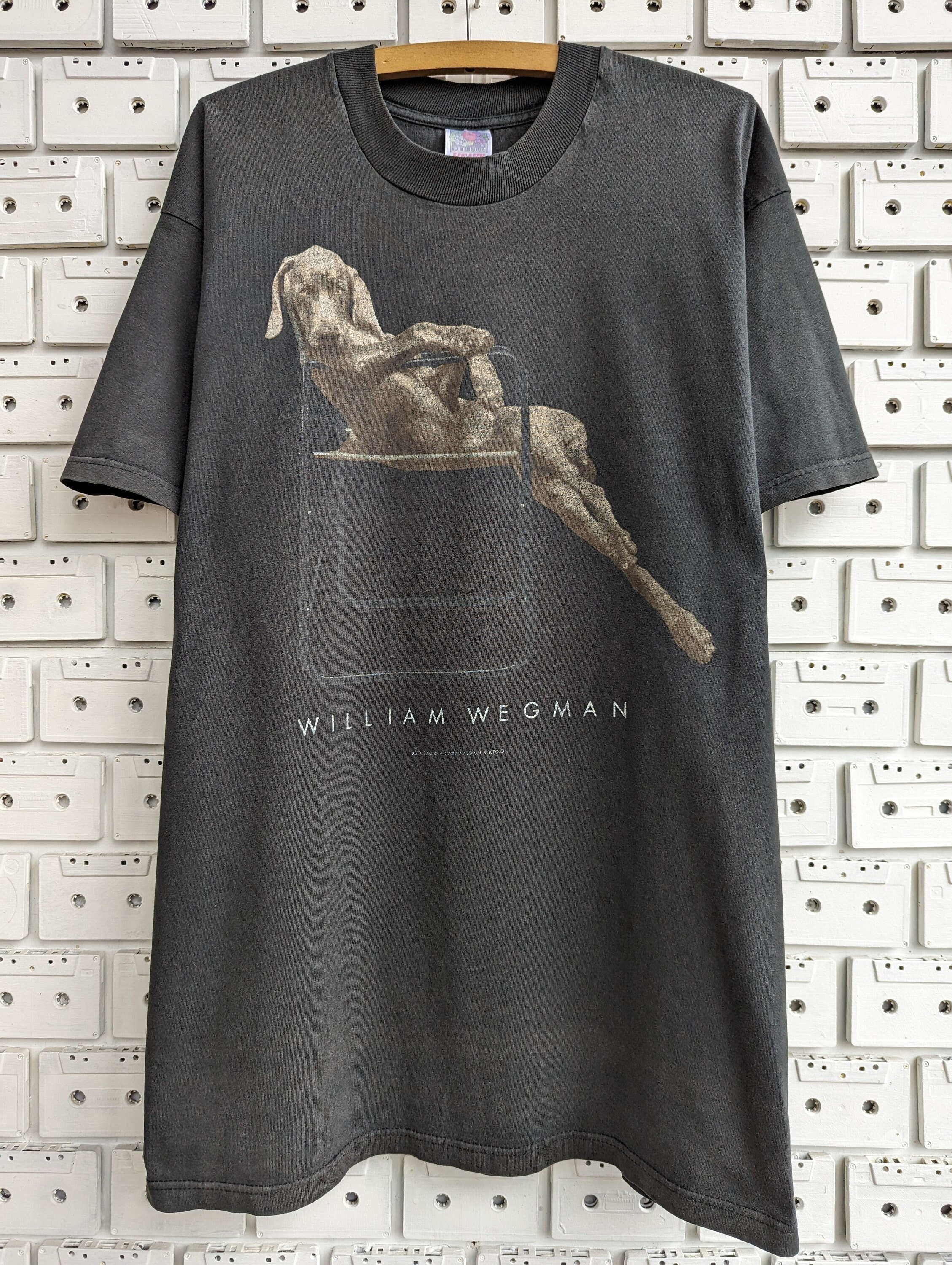 Vintage 1994 William Wegman T-shirt Lolita Weimaraner Dog Breed