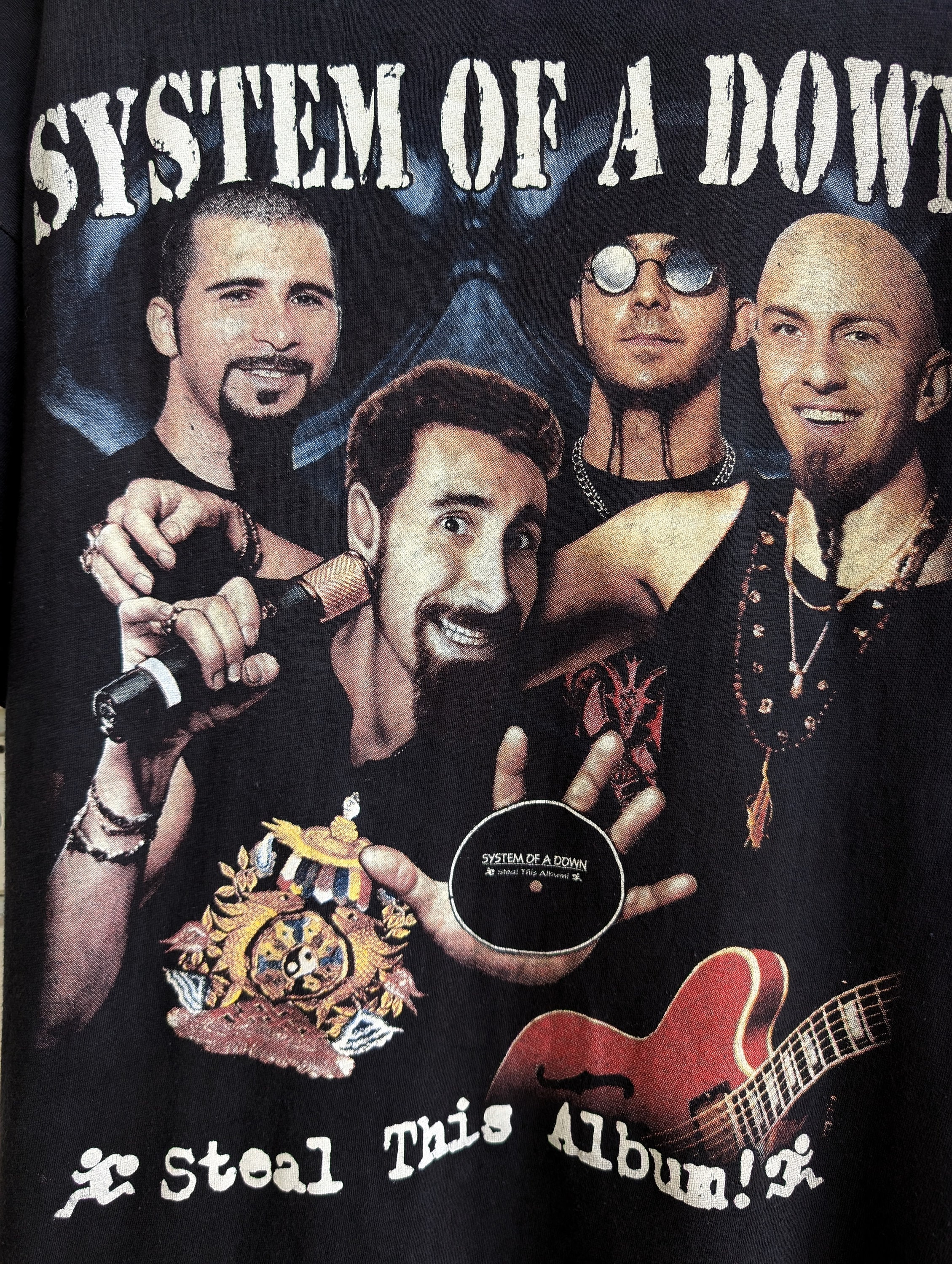 Vintage 00s System of A Down T-shirt Steal This Album Vintage 00s System of A Down T-shirt Steal This Album