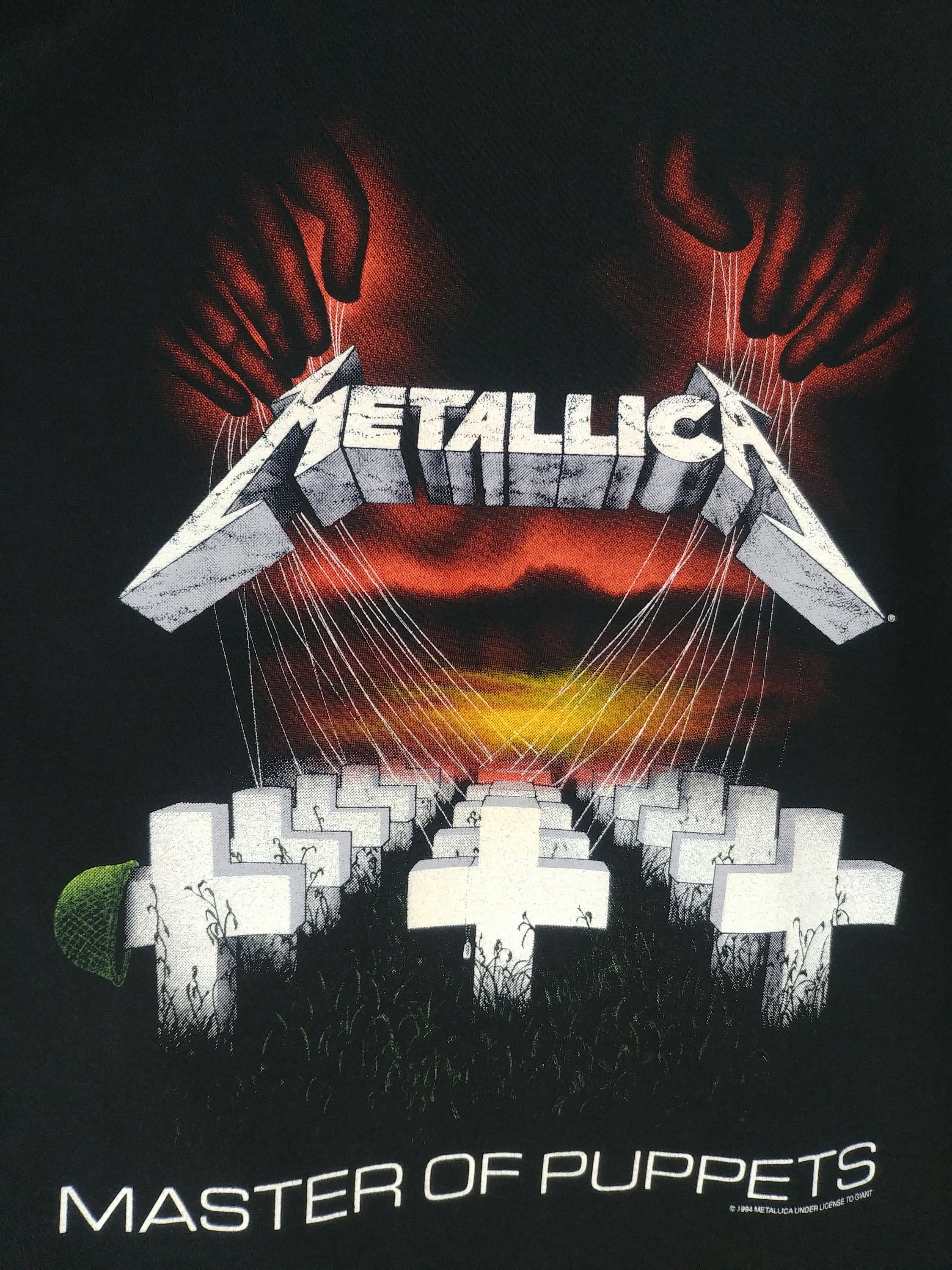 Vintage 1994 Metallica Shirt Master of Puppets Album Promo Etsy