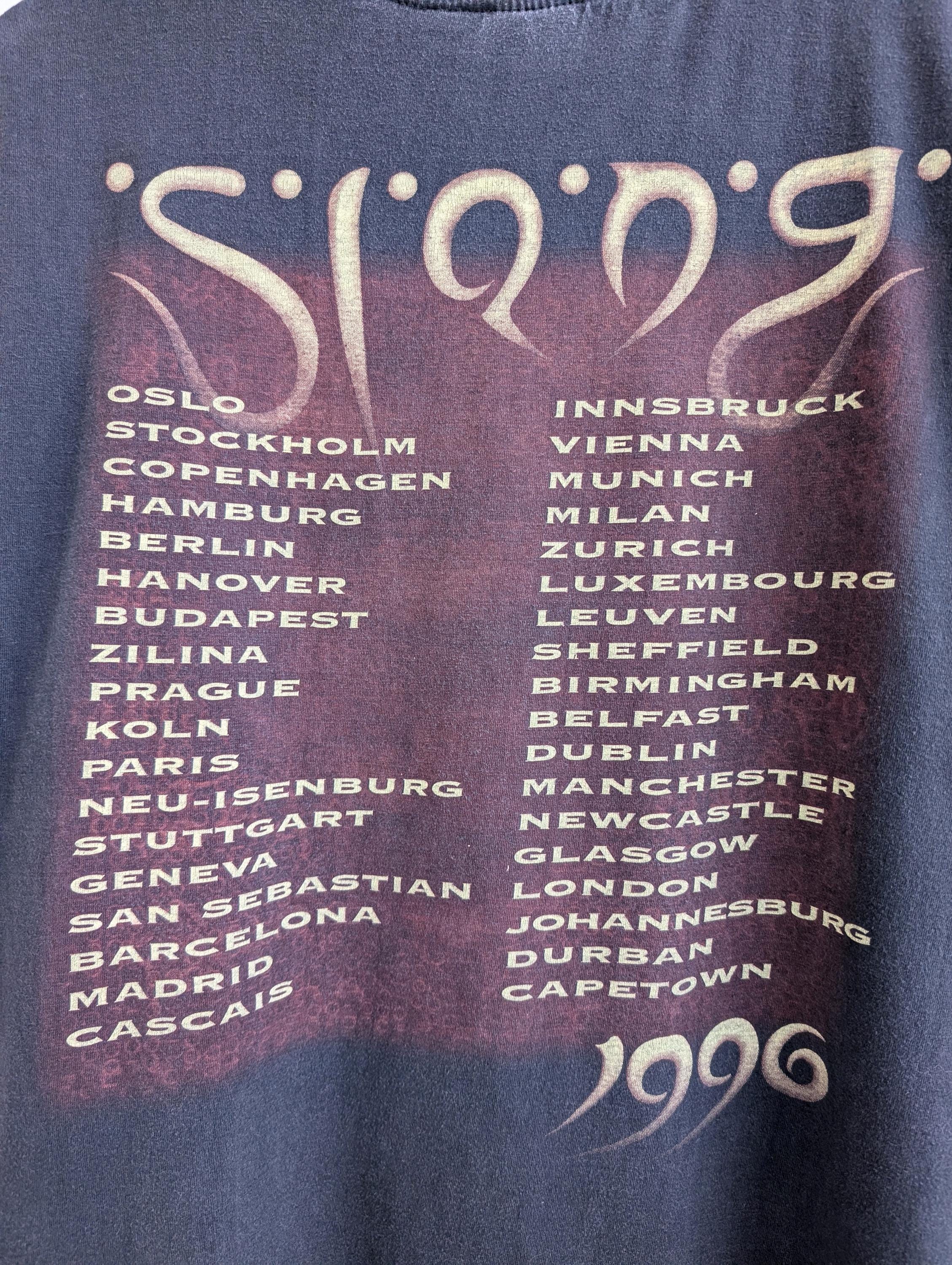 Vintage 1996 Def Leppard Slang Tour T-shirt Hard Rock Heavy Glam