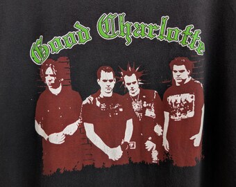 トップス GOOD CHARLOTTE vintage POP PUNK 00s XL Vintage 00s Good Charlotte T-shirt Pop Punk Alternative Emo Rock