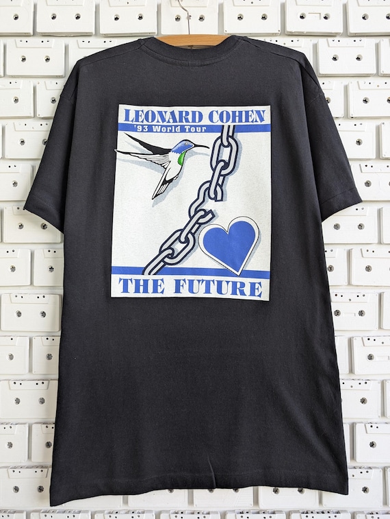 Vintage 1993 Leonard Cohen T-shirt the Future World Tour