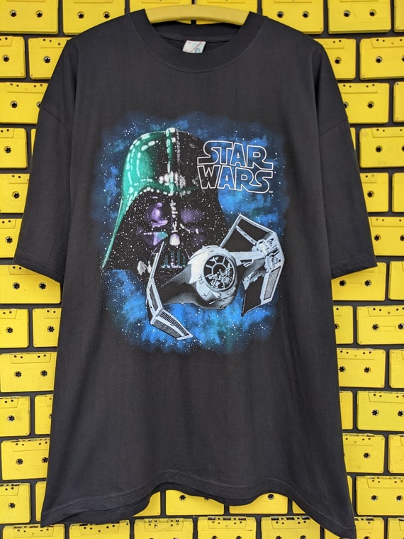 Vintage 1995 Star Wars T-shirt Darth Vader Tie Advanced