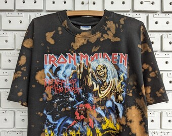【IRON】Masaharu Abe様★専用ページ Vintage 2003 Iron Maiden T-shirt the Number of the Beast English