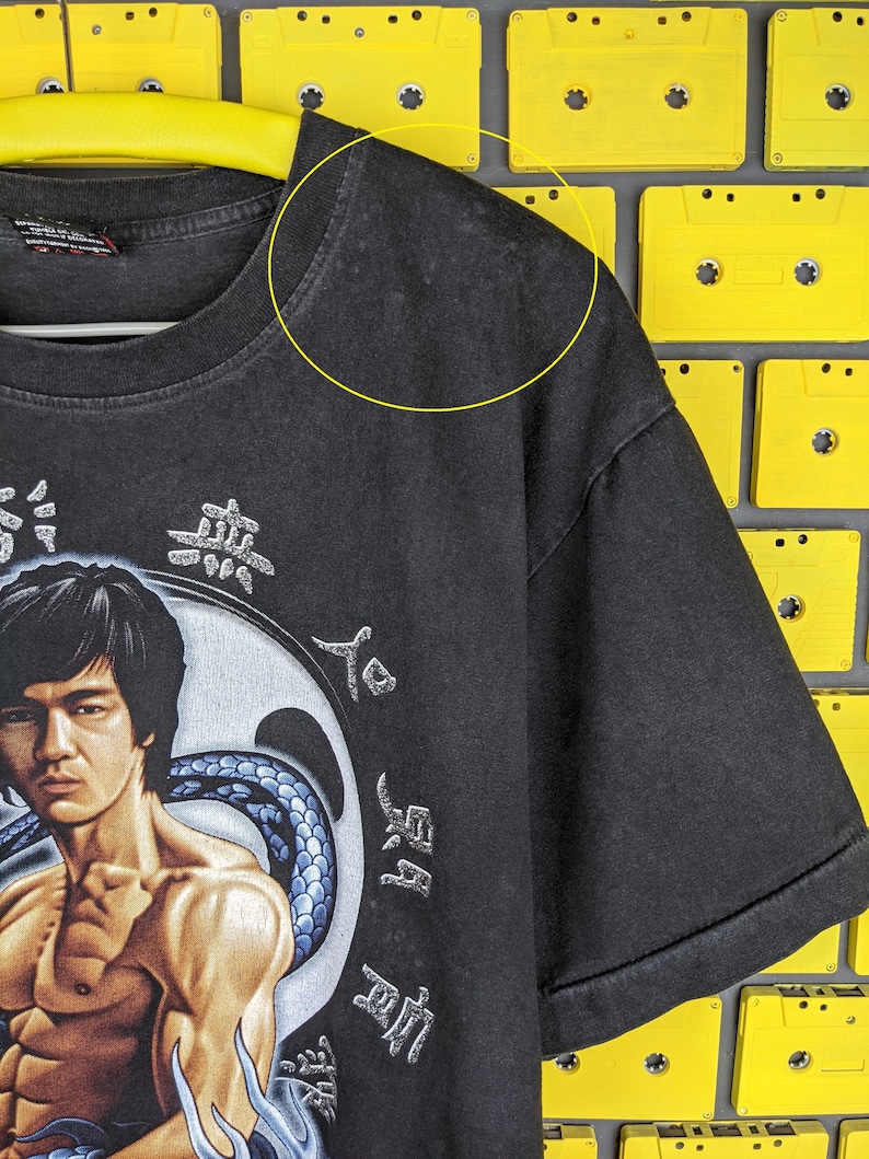 Vintage Early 00s Bruce Lee the Dragon T-shirt Hong Kong | Etsy