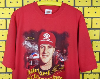 ヴィンテージ 90 年代 F1 ミハエル シューマッハ T シャツ