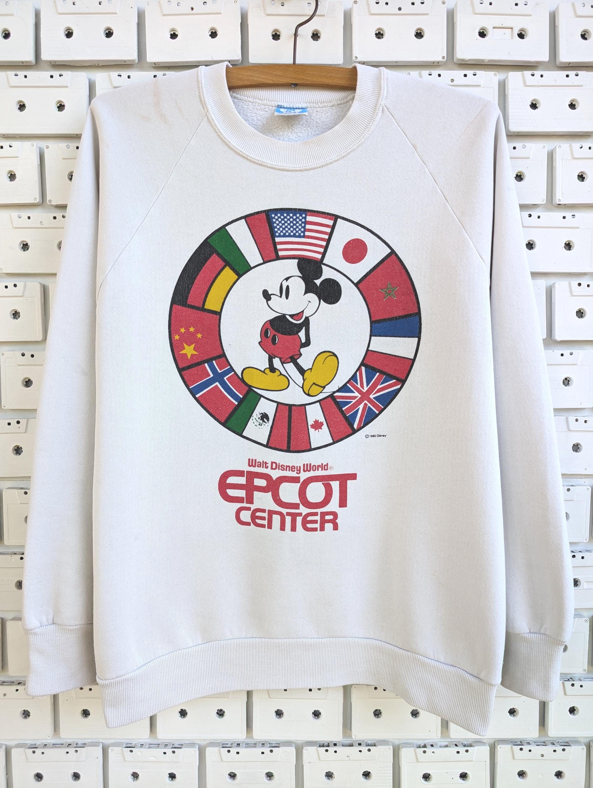 Vintage 1982 Disney EPCOT Center Sweatshirt Mickey Mouse 
