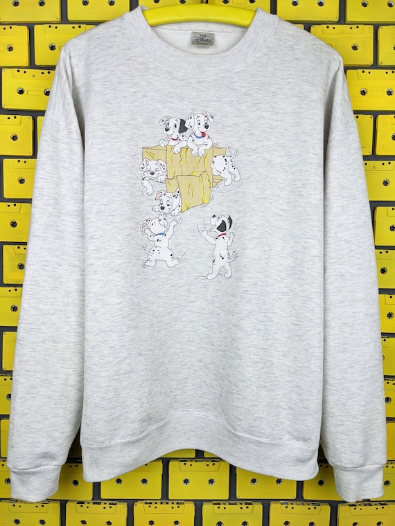Vintage 90S 101 Dalmatians Sweatshirt Disney Cartoon Merch Crewneck Sweater  Size S M Classic T-Shirt - TourBandTees
