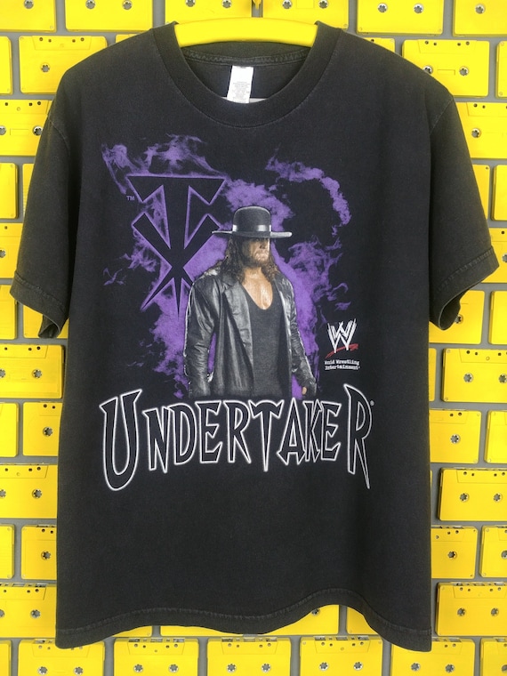 Vintage 90s The Undertaker T-Shirt Size S/M WWE WW