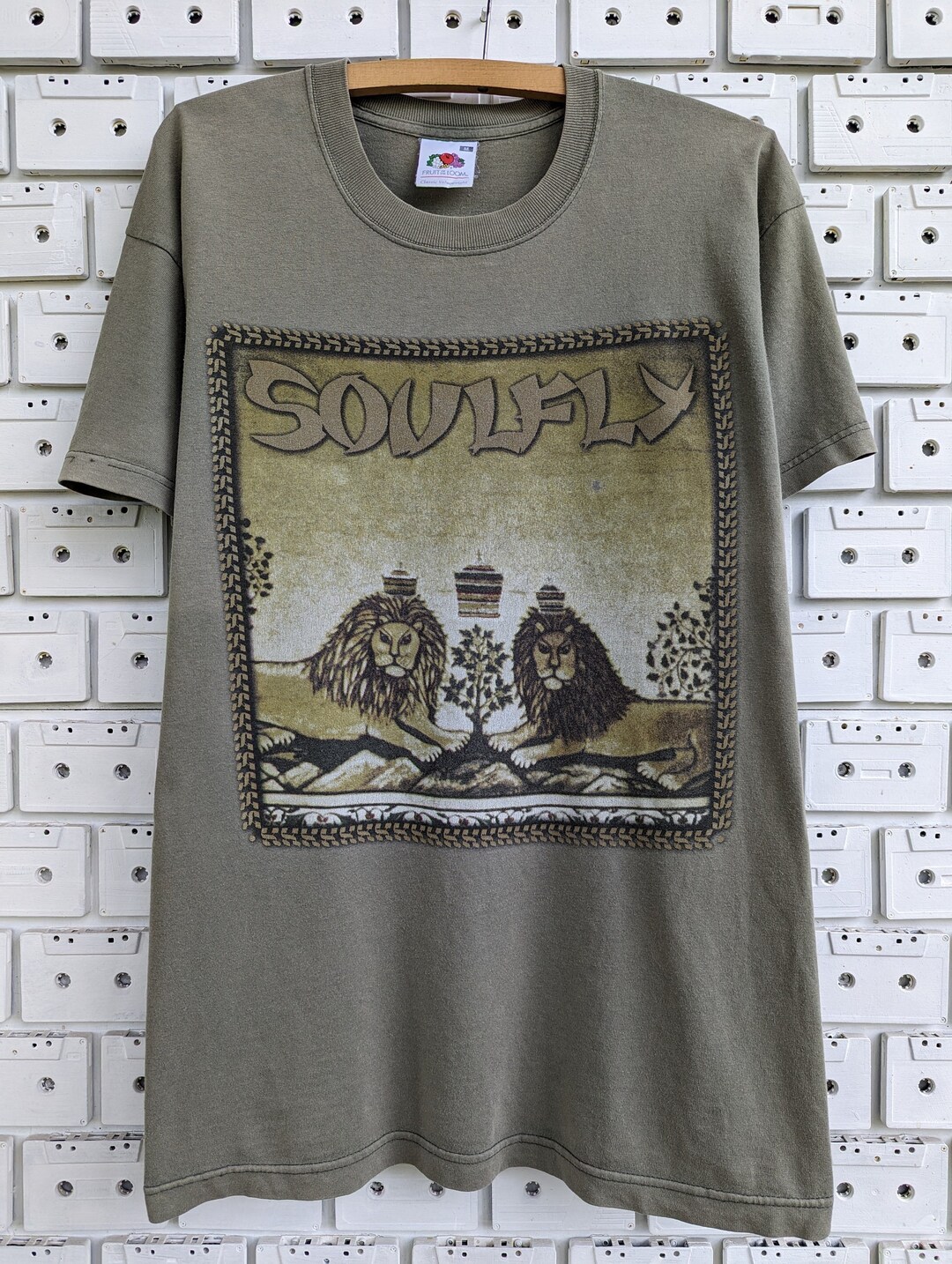 Vintage 2002 Soulfly T-shirt Tree of Pain Groove Thrash Death Nu