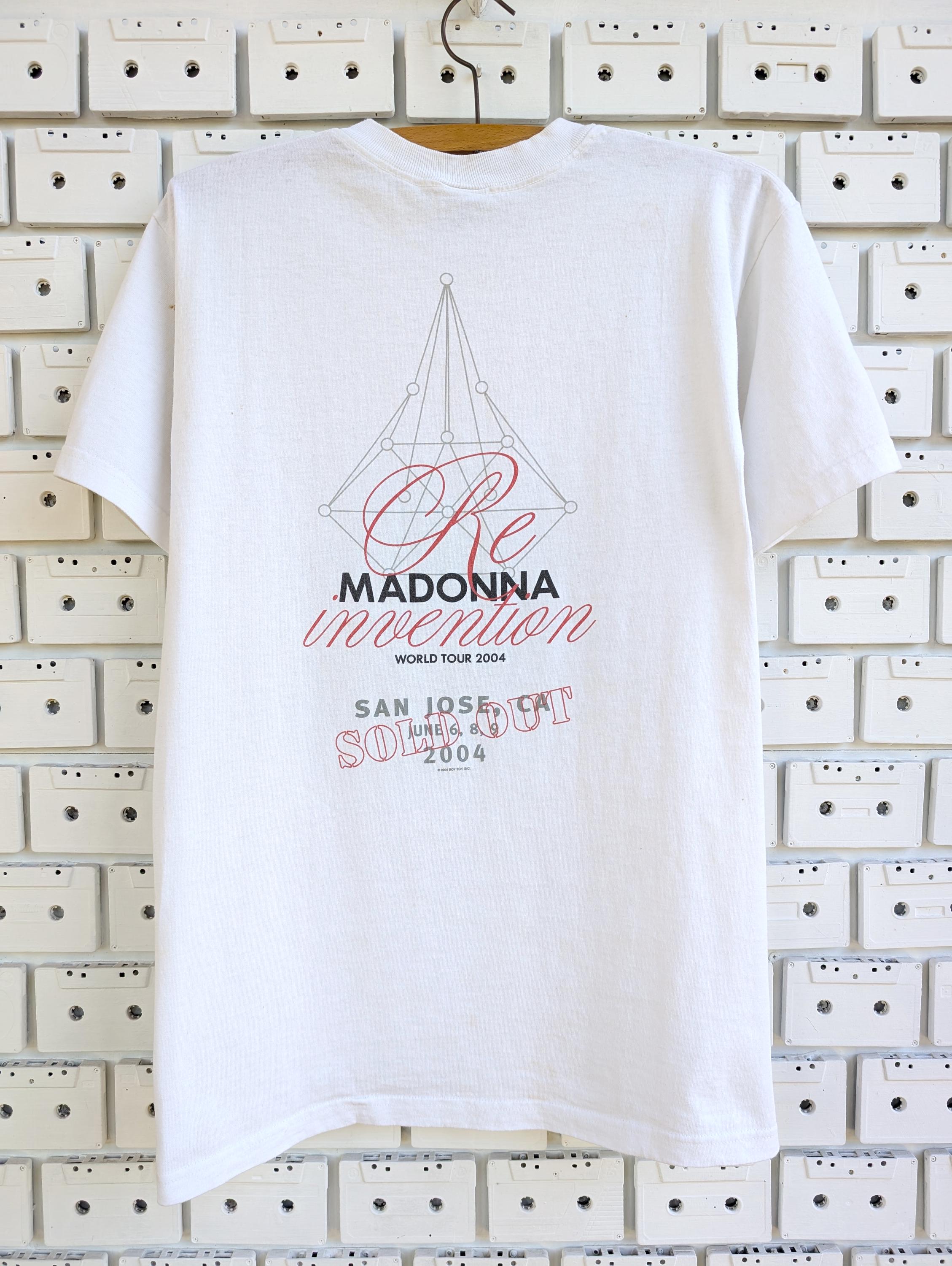 Vintage 2004 Madonna T-shirt Re-invention World Tour Pop