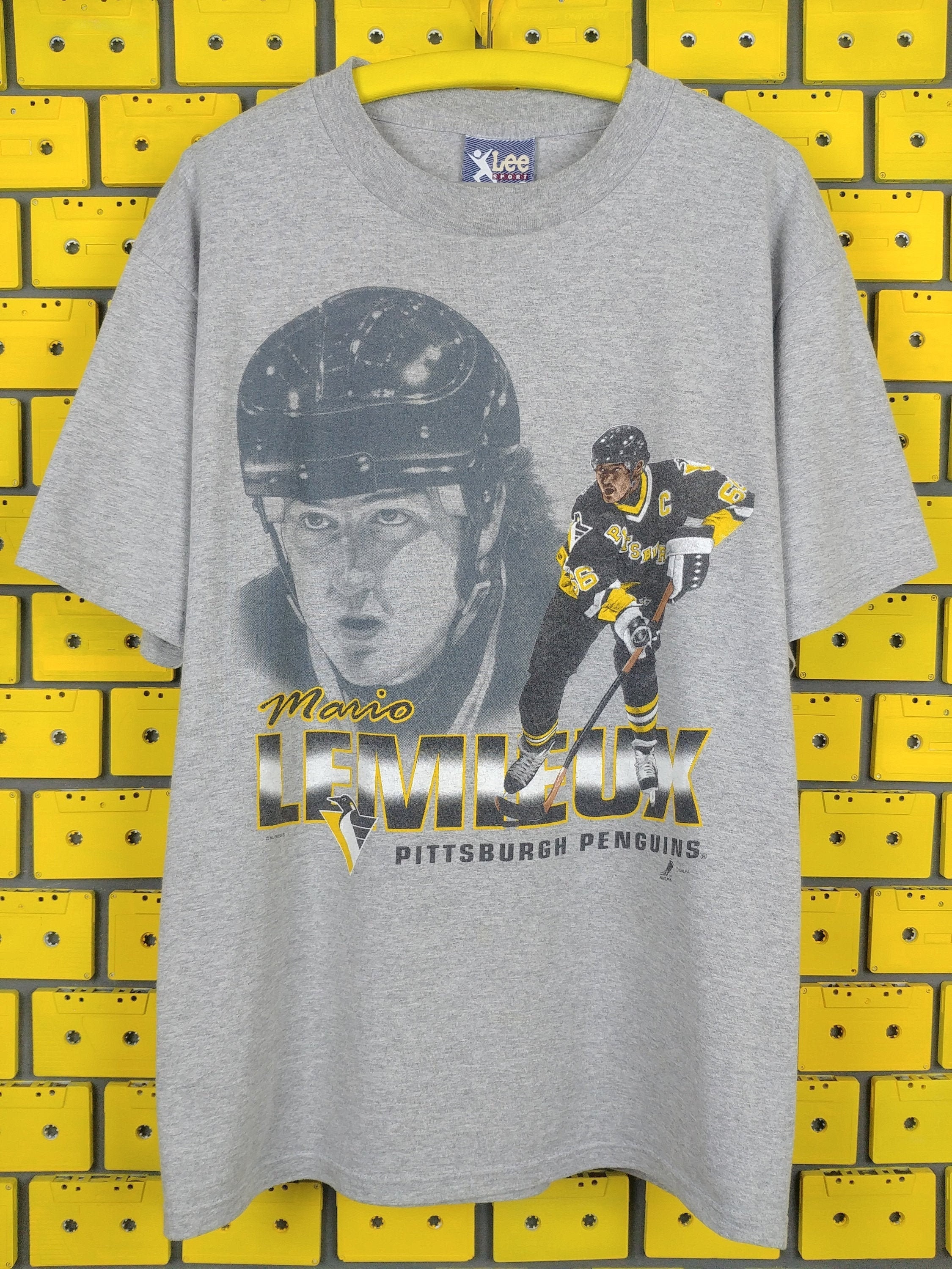 Youth Sidney Crosby Heathered Gray Pittsburgh Penguins Pixel