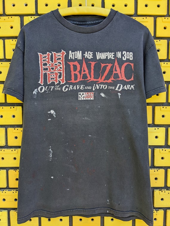 Vintage Early 2000s BALZAC T-shirt atom Age Vampire in - Etsy