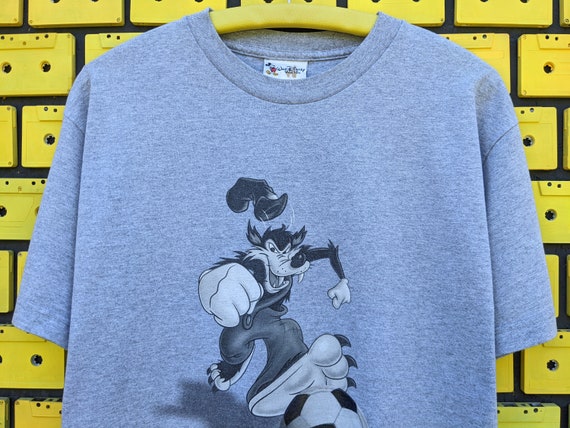 Rare Vintage 90s Big Bad Wolf T-shirt Disney Villains Cartoon