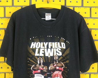 イベンダー・ホリフィールド vs ジョン・ルイス 2 ボクシング Tシャツ ヴィンテージ 1999 イベンダー・ホリフィールド レノックス・ルイス T