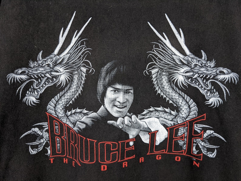 Vintage Early 00s Bruce Lee the Dragon T-shirt Hong Kong - Etsy