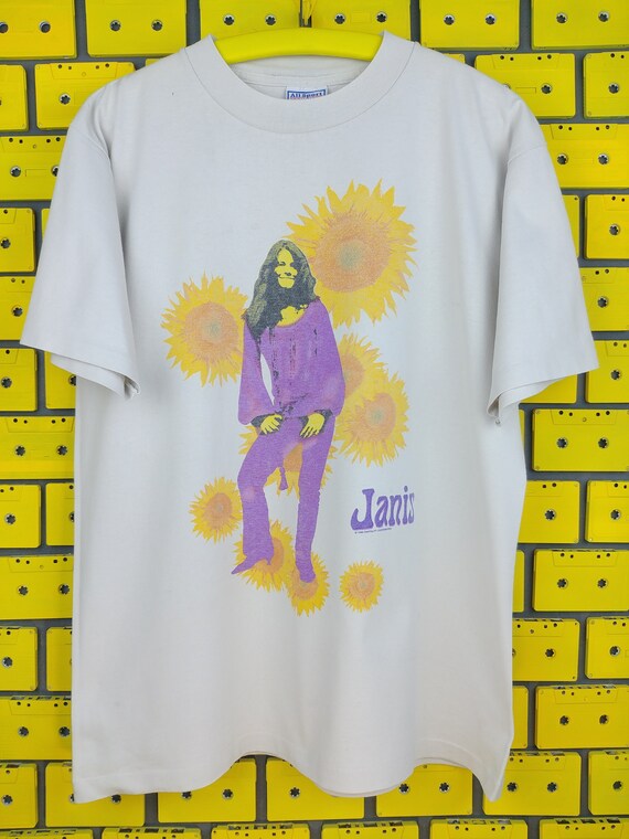 Vintage 1994 Janis Joplin Hippie Shirt Size L