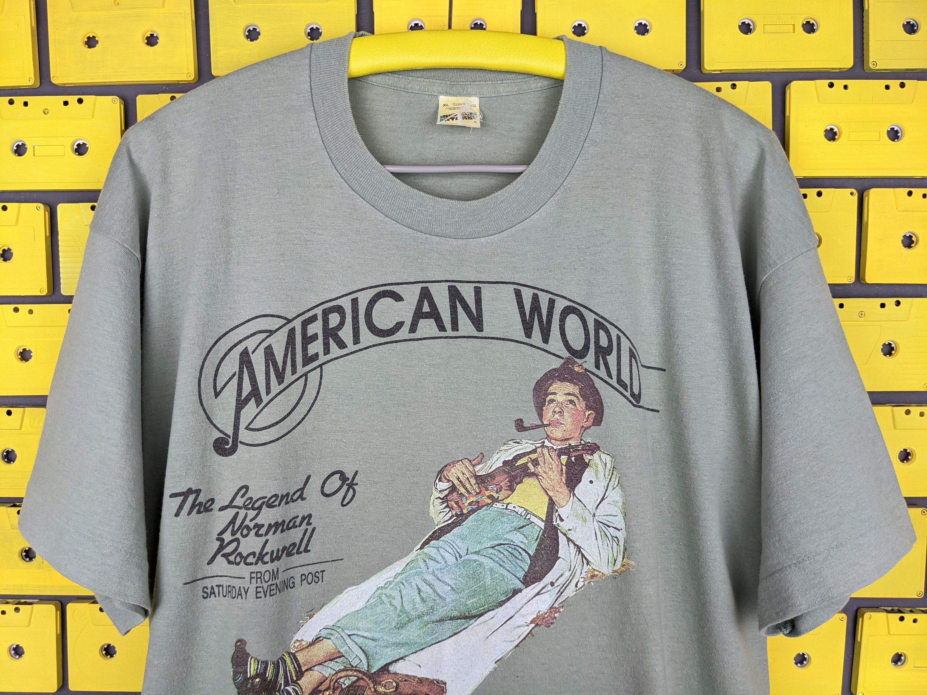 Vintage 1991 Norman Rockwell T-shirt the Saturday Evening Post