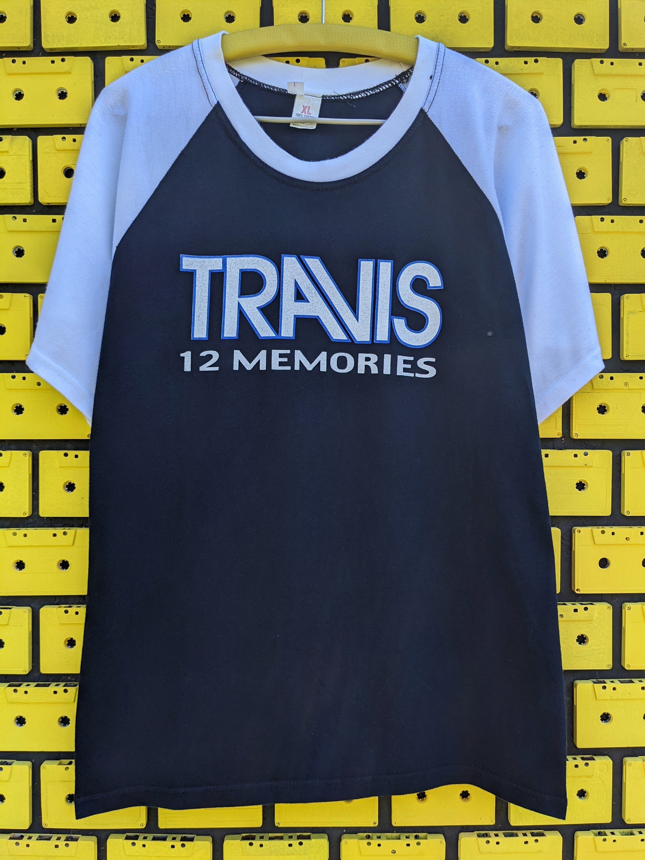 Vintage 2003 Travis Band T-shirt 12 Memories Album Promo Tour