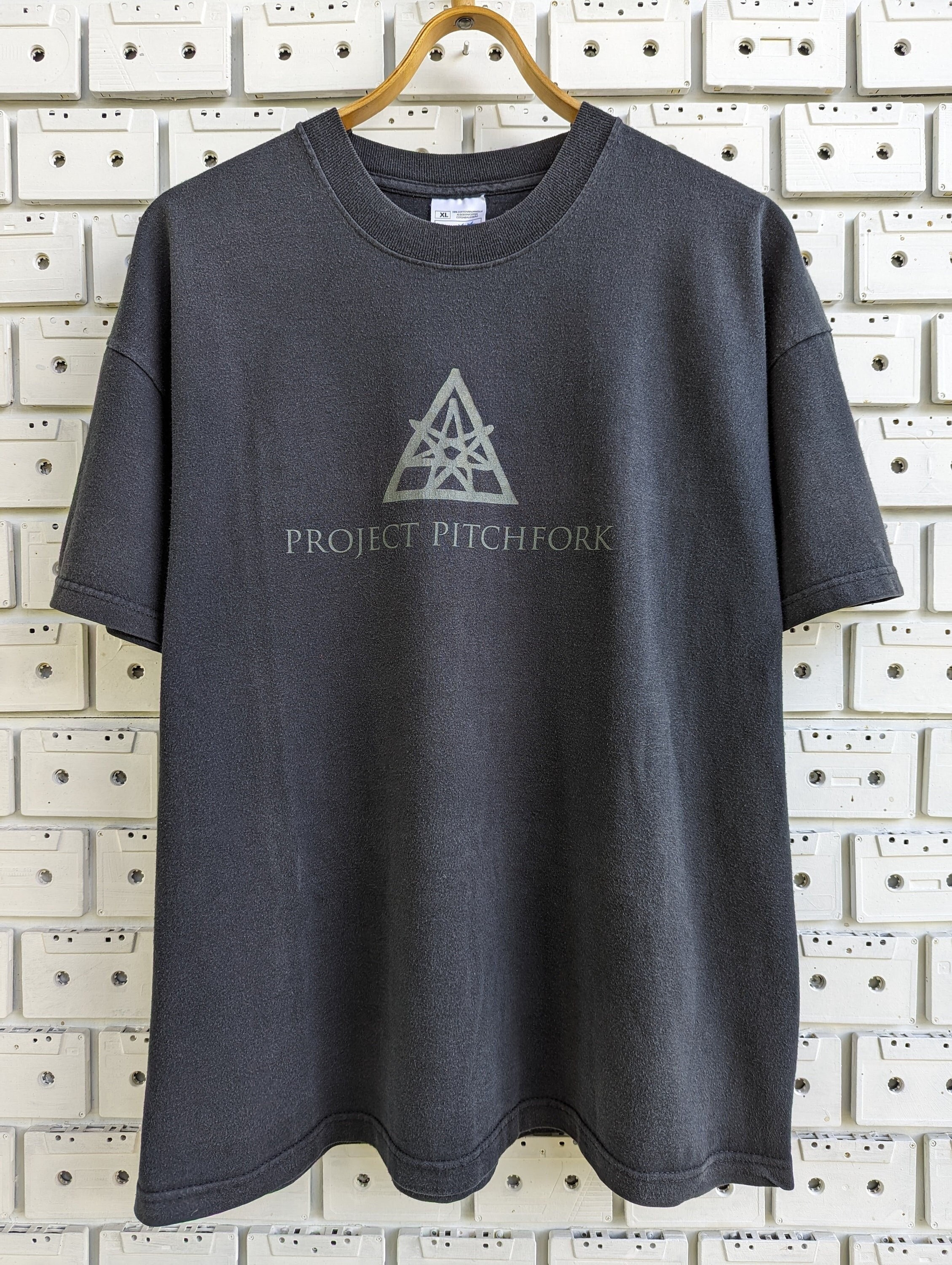 Vintage 2001 Project Pitchfork T-shirt Daimonion Tour German Dark